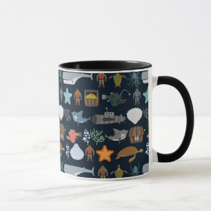 Caneca Padrão 1 dos Habitantes do Oceano