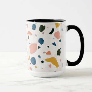 Caneca Padrão Abstrato Colorido Moderno