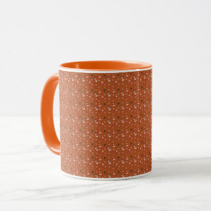 Caneca Padrão Aconchegante de Natal   Boneco de Neve, Pre
