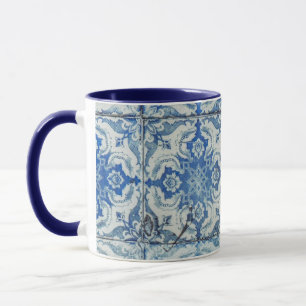 Caneca Padrão Antiquado de Azulejos Portugueses - Azulej