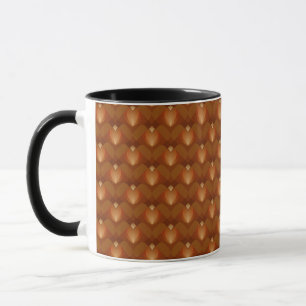 Caneca Padrão Boho Retro no Estilo dos Anos 70