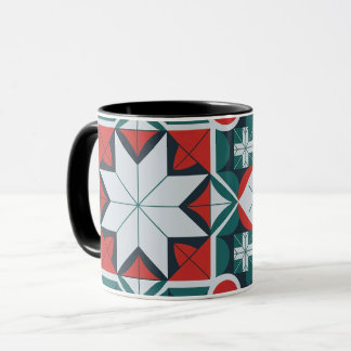 Caneca Padrão caleidoscópico