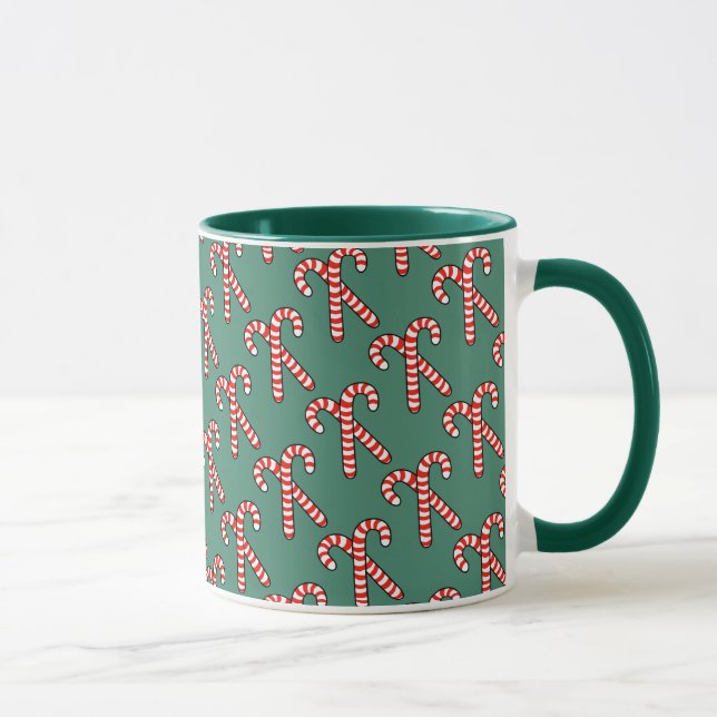 Caneca Padrão Candy Canes (Direita)