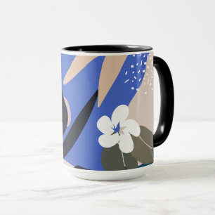 Caneca Padrão de abstrato colorida