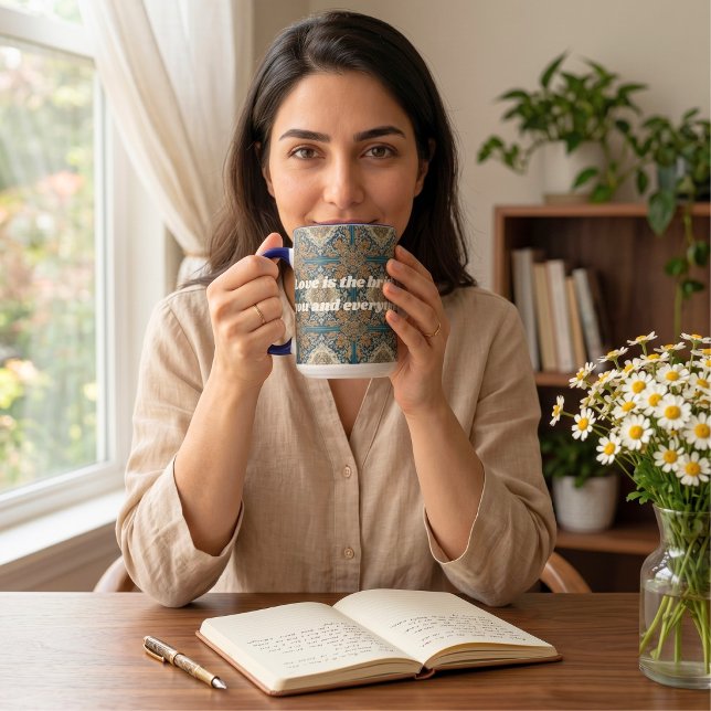 Caneca Padrão de Azulejo Elegante Personalizado Presentes (Custom Elegant Tile Pattern Persian Gifts for Her Mug)
