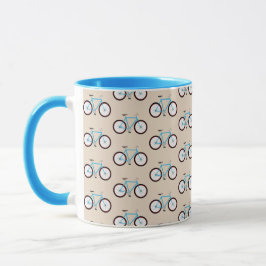 Caneca Padrão de bicicleta de bicicleta