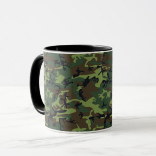 CANECA PADRÃO DE CAMOFLAGEM