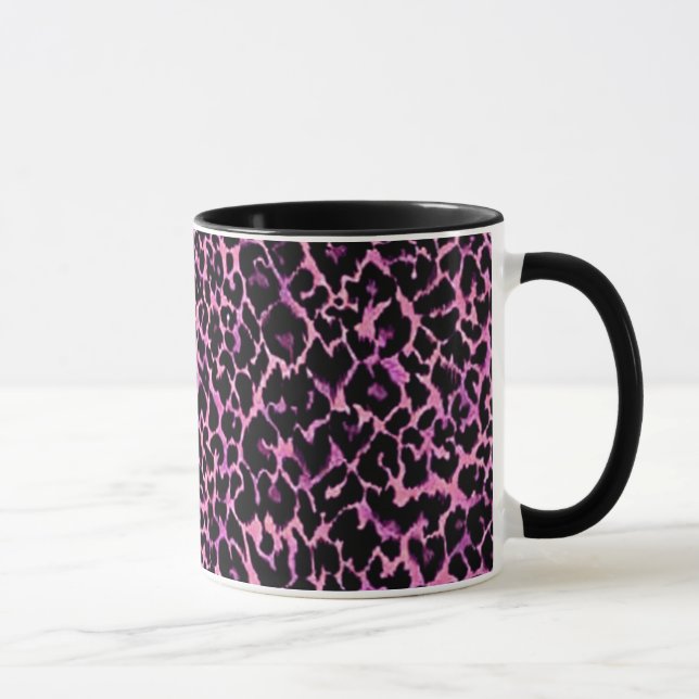 Caneca Padrão de Chita Rosa (Direita)