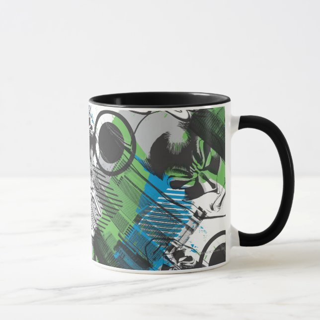 Caneca Padrão de Cidade de Gotham (Direita)