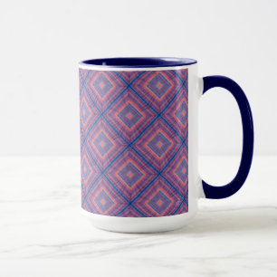 Caneca Padrão de Colcha de Diamante 2