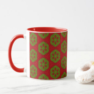 Caneca Padrão de Cookie de Natal