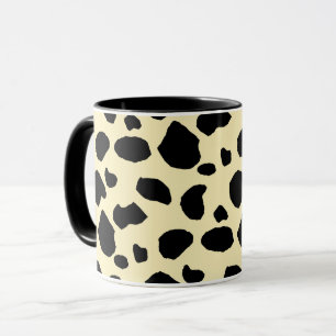 Caneca Padrão de cor da pele do animal vaca Design