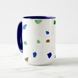 Caneca Padrão de Crystal Terrazzo Moderno