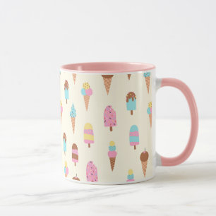 Caneca Padrão de doçura de Sorvete de Pastel