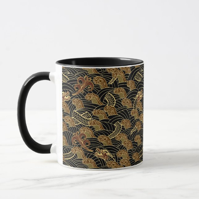 Caneca Padrão de Dragão do Mar Oriental (Esquerda)
