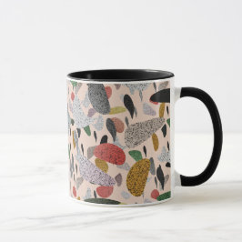 Caneca Padrão de estilo artístico moderno abstrato
