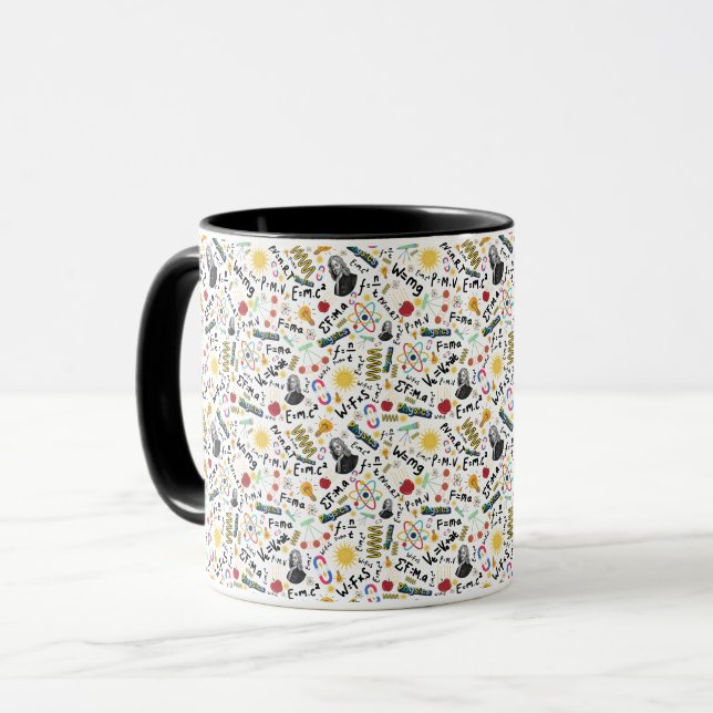 Caneca Padrão de Física Quântica (Frente Esquerda)