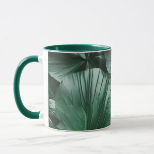 Caneca Padrão de Folheto Grande Escuro