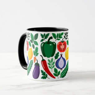 Caneca padrão de legumes
