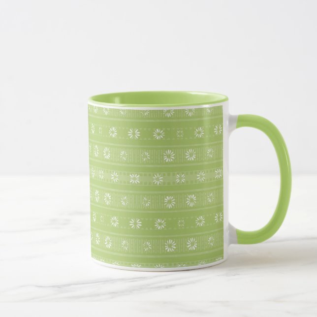 Caneca Padrão de Malha Listrado Floral MAZ 009 (Direita)