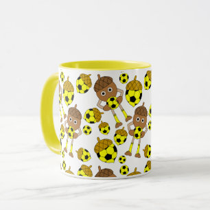 Caneca Padrão de Nut de Futebol