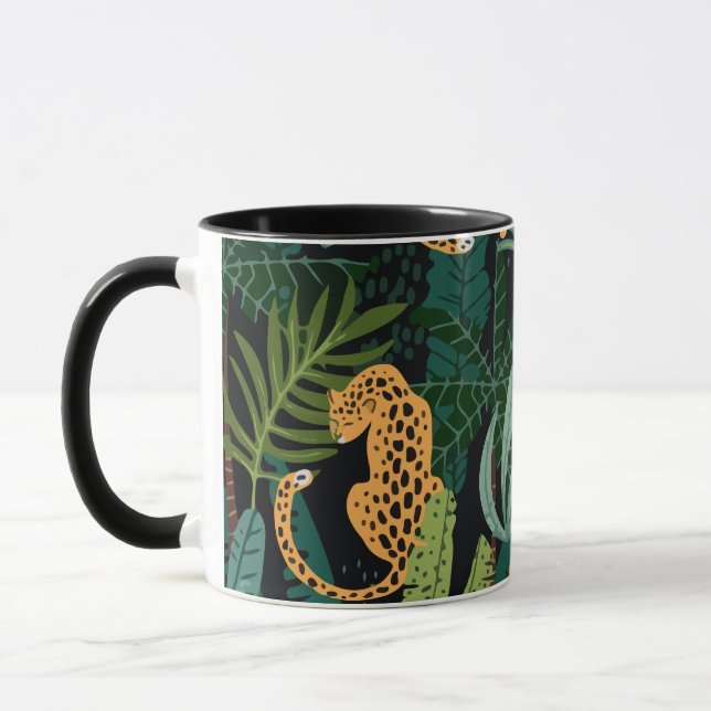 Caneca Padrão de Ounces da Selva Tropical (Esquerda)