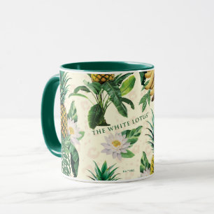 Caneca Padrão de Paraíso do Lótus Branco