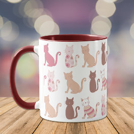 Caneca Padrão de Pavimentos de Cat