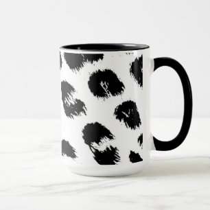Caneca Padrão de Pelo de Leopardo