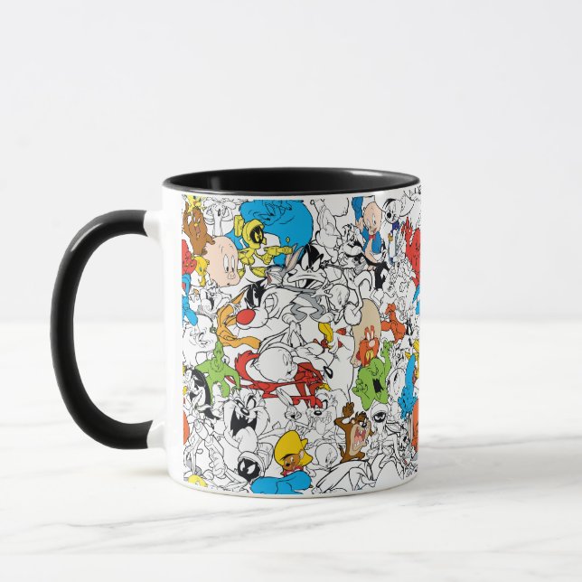 Caneca PADRÃO DE Pop de Cores DO LOONEY TUNES™ (Esquerda)