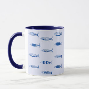 Caneca Padrão de Sardinhas