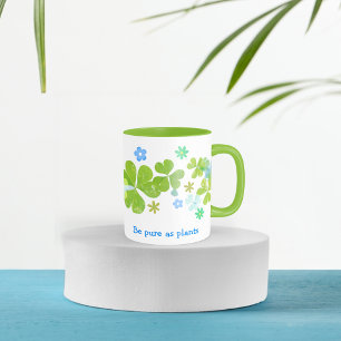 Caneca Padrão de Tampão de Café Folha