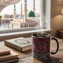 Padrão de Tapete Islâmico da Mesquita de Madinah V