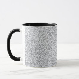Caneca Padrão de Textura de Parede de cinzas Concretas