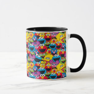 Caneca Padrão de Tripulação de Rua Sésame
