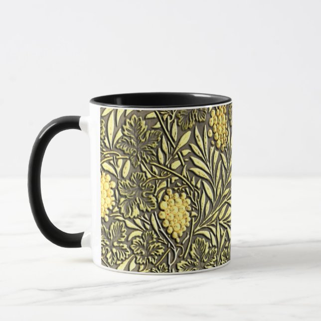 Caneca padrão de uvas de William Morris (Esquerda)