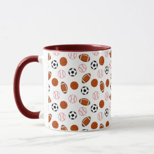 Caneca Padrão desportivo de futebol
