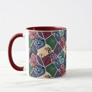 Caneca Padrão digital geométrico abstrato moderno 59