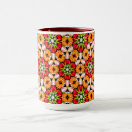 Caneca Padrão do Buquê Tulips