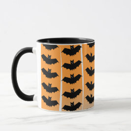 Caneca Padrão do Halloween Bats
