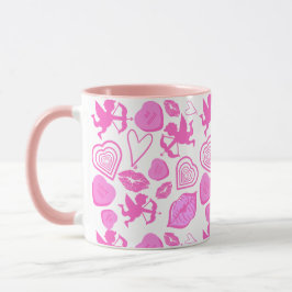 Caneca Padrão do Namorados rosa