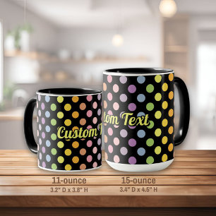 Caneca Padrão do Rainbow Bolinhas