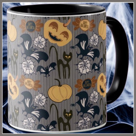 Caneca Padrão exclusivo de halloween
