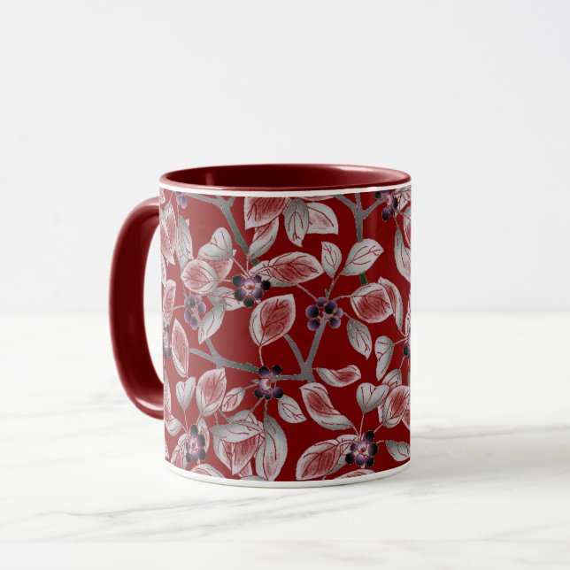 Caneca Padrão Floral (Frente Esquerda)