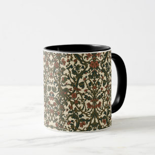 Caneca Padrão Floral de Madressilva Vintage de William Mo