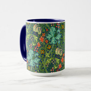 Caneca Padrão Floral Golden Lily de William Morris