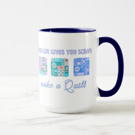 Caneca Padrão Floral Xadrez Fofo em Cores Pop