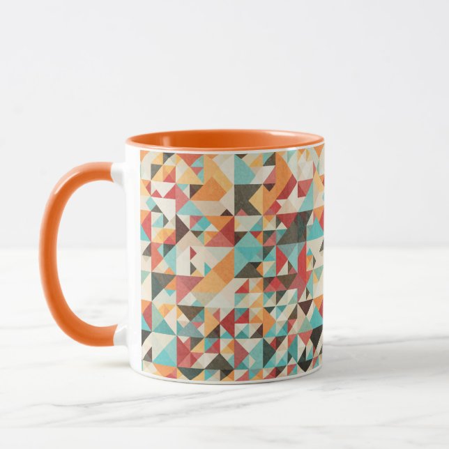 Caneca Padrão Geométrico (Esquerda)
