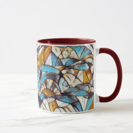 Caneca Padrão geométrico de abstrato 40 - Mug de café