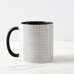 Caneca Padrão geométrico do bege